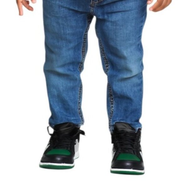 NiKE Air Jordan 1 Mid AJ1 HiGH Top Baseball Sneakers Shoes Toddle YOUTH KIDS 10 - Picture 1 of 16